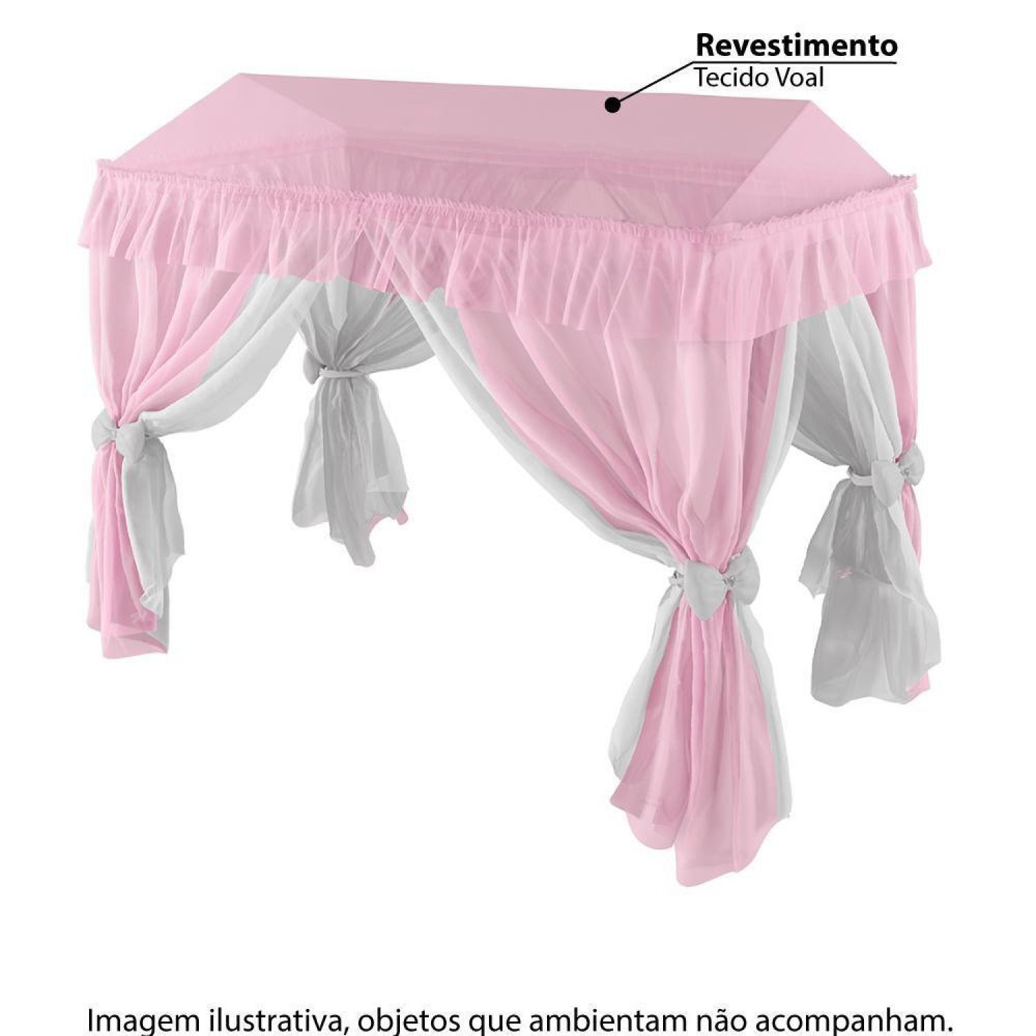 Dossel Para Mini Cama Infantil - 4