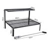 Grelha em Aço Carbono para Alvenaria Rústica Barra Chata 60cm Atiçador de Fogo - 4