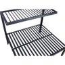 Grelha em Aço Carbono para Alvenaria Rústica Barra Chata 60cm Atiçador de Fogo - 3