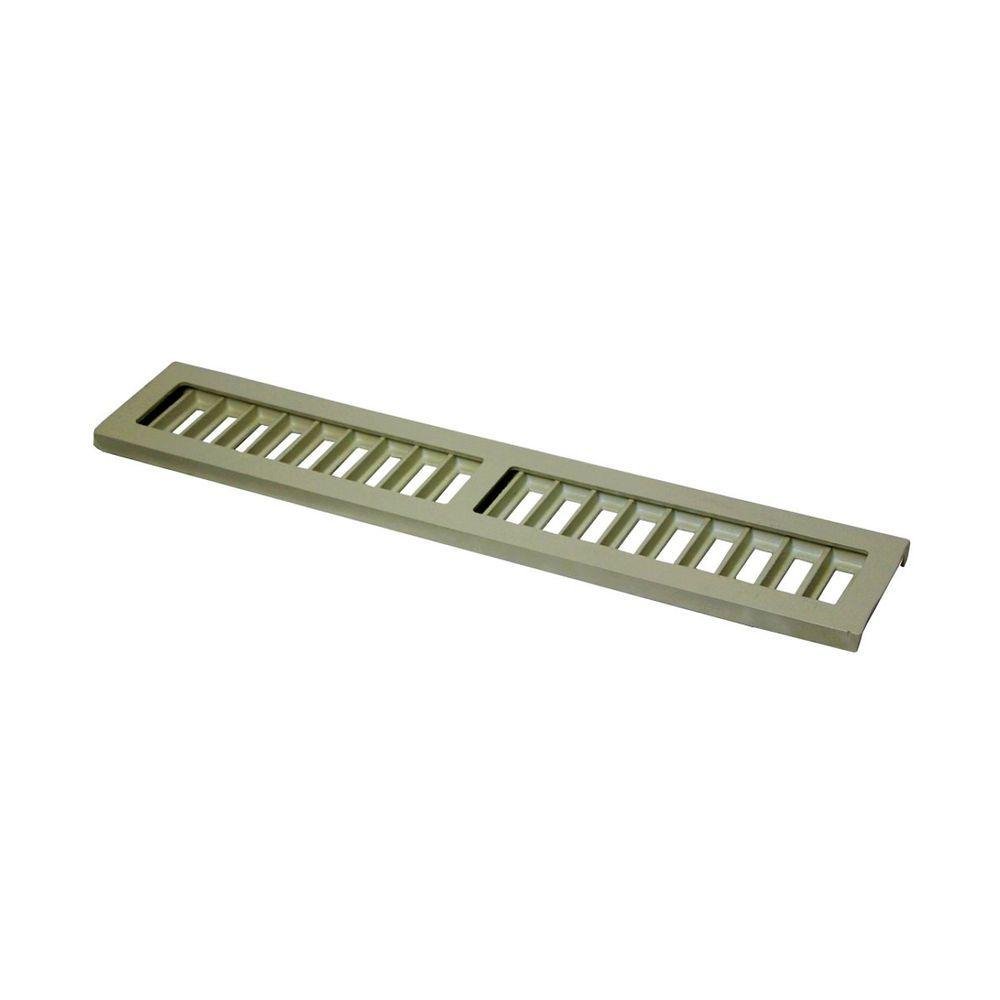 Ralo Grelha Linear com Caixilho em Alumínio Bege 8x50cm - 3