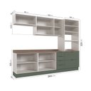 Ver imagem 5 de Cozinha Modulada 5 Peças 1 Tampo 2 Aéreos 2 Balcões 1 Torre Quente Ipanema CabeCasa MadeiraOriginals