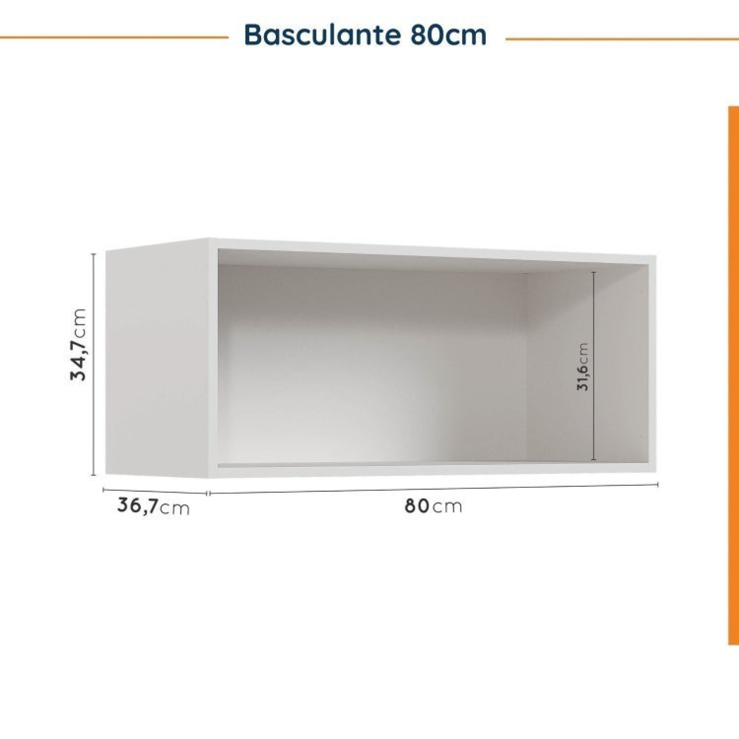 Cozinha Modulada 5 Peças Sem Tampo 2 Aéreos 2 Balcões 1 Torre Quente Ipanema CabeCasa MadeiraMadeira - 15