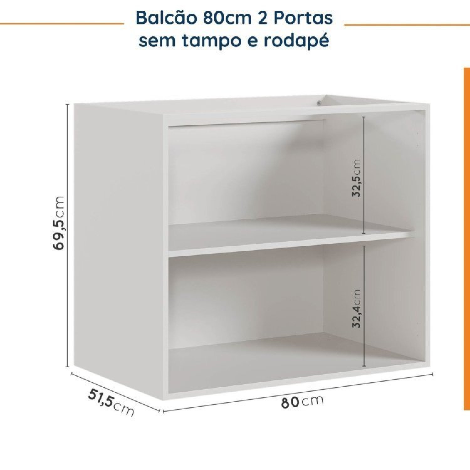 Cozinha Modulada 5 Peças Sem Tampo 2 Aéreos 2 Balcões 1 Torre Quente Ipanema CabeCasa MadeiraMadeira - 16