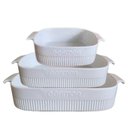 Ver imagem 1 de Assadeiras e Travessas Refratarias de Porcelana Branca 3un Germer