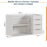 Cozinha Modulada 5 Peças 2 Aéreos 2 Balcões 1 Torre Quente Ipanema CabeCasa MadeiraOriginals - 17