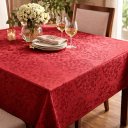 Ver mais imagens de Toalha de Mesa Jacquard 04 Lug Cozinha Quadrada:Vermelho Marsala