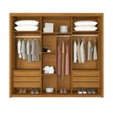Ver imagem 7 de Guarda Roupa 6 Portas 6 Gavetas 100% MDF Santorini