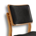 Ver imagem 6 de Conjunto com 2 Banquetas em Madeira Eloá Preto/Imbuia Marrom