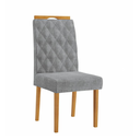 Ver imagem 6 de Mesa Robusta 1,60 6 Cadeiras Rubi Linho Jcm - Cinamomo