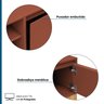 Rack para TV até 60 Polegadas 180cm 2 Portas Retrô Bento Yescasa - 7