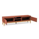 Ver imagem 7 de Rack para TV até 75 Polegadas 100% MDF Retrô com Pés em Madeira Maciça 180cm Bento Yescasa Terracota