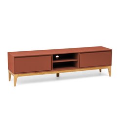 Rack para TV até 60 Polegadas 180cm 2 Portas Retrô Bento Yescasa - 11
