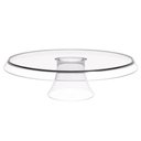 Ver imagem 2 de 8 Bases Porta Bolos Transparente Tortas Doces 25cm com Pé Glassy Crippa