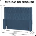 Ver imagem 6 de Cabeceira de Cama Box Estofada 195 Cm King Emma Suede