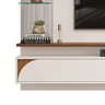 Painel para Tv até 60 Polegadas C/ Espelho Ravi Dj Móveis Off White/freijó - 6
