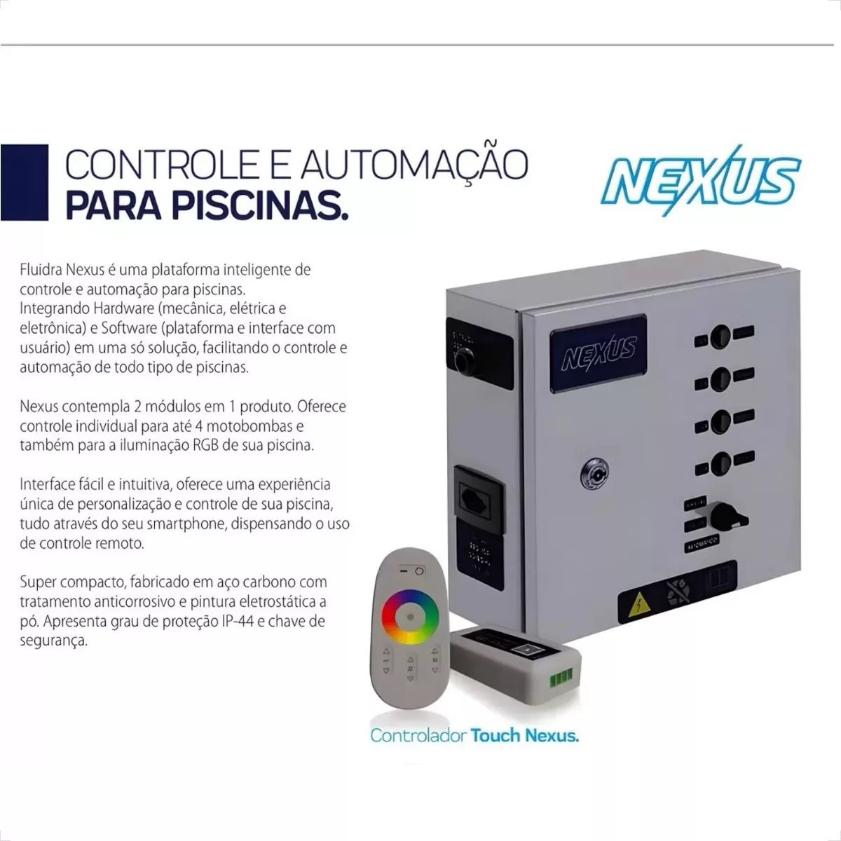 Quadro de Controle e Automação de Piscinas Nexus Fluidra - 4