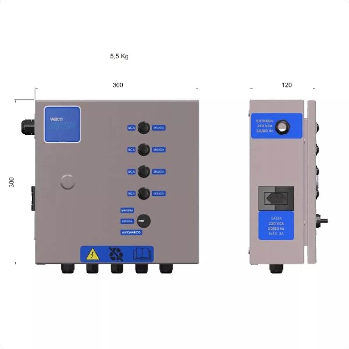 Quadro de Controle e Automação de Piscinas Nexus Fluidra - 5