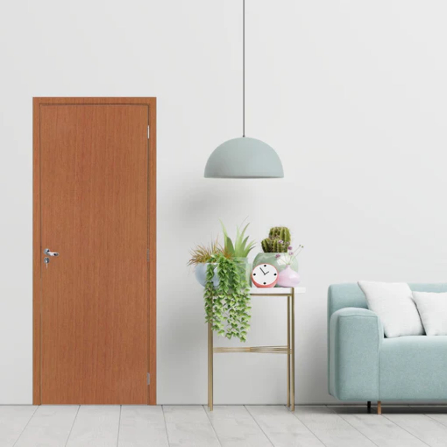 Folha de Porta Madeira Lisa 210x92cm Espessura 3,5cm Nogal Mel Folha de Porta Madeira Lisa 210x92cm Espessura 3,5cm Nogal Mel