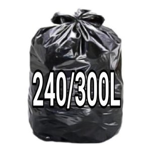 Sacos de Lixo 240 300 Litros Super Reforçado 150 Sacos Preto