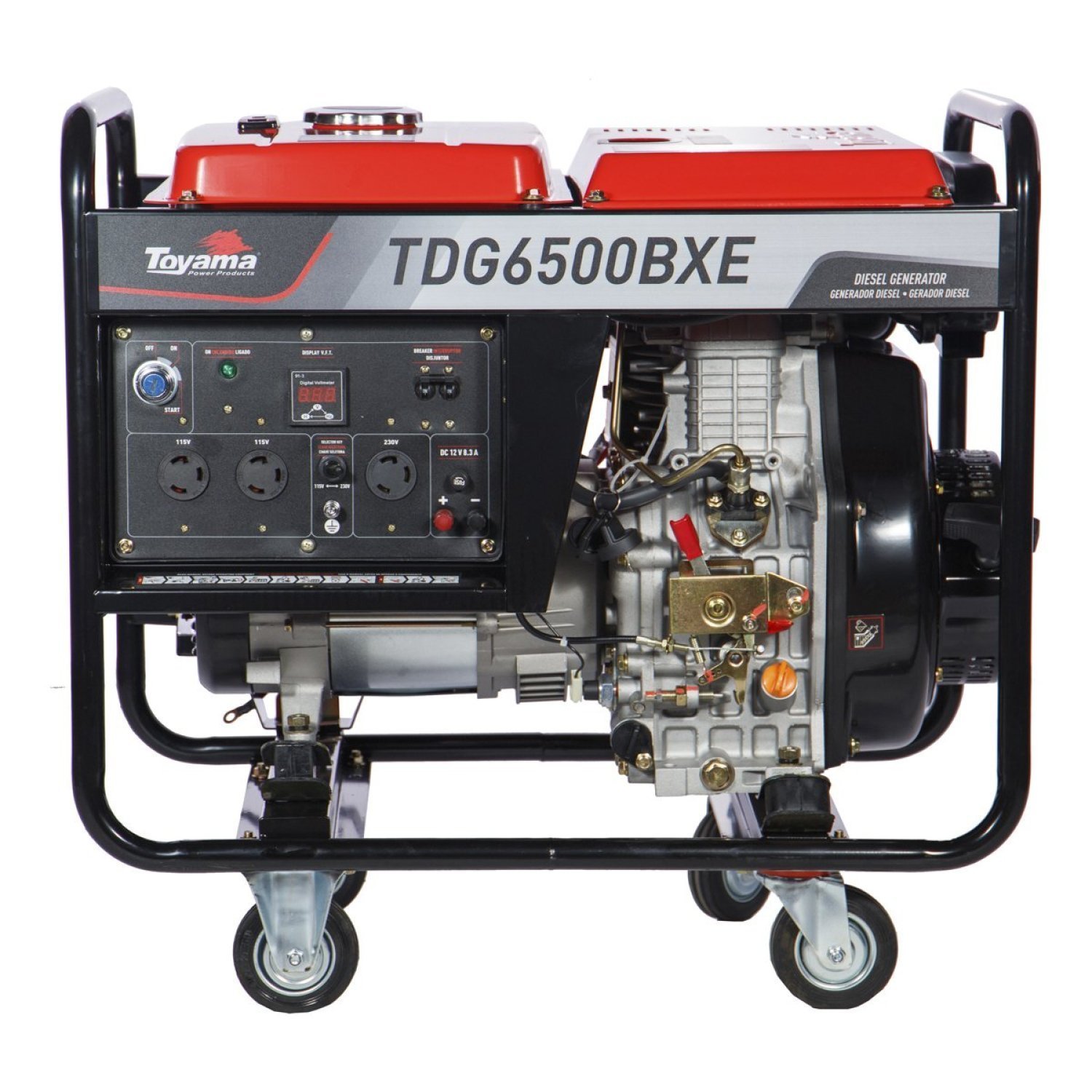 Gerador de Energia à Diesel Tdg6500bxe Toyama - 2