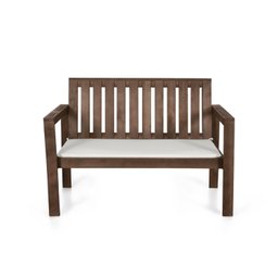 Conjunto Bancos 2 e 3 Lugares com Almofadas Madeira Maciça Yescasa - 10