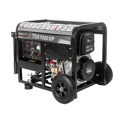Gerador de Energia À Diesel TDG7000XP Toyama Preto