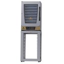 Ver imagem 1 de Kit Forno Turbo Elétrico Progás Prp-008 Plus Dourado 220v + Mesa Mes-008 Inox