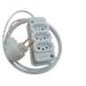 Extensao Eletrica 2 Metros 3 Tomadas 10a Bivolt Fio 1,5 862 Sfl3tc Racrafi - 3