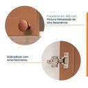 Ver imagem 5 de Armário Aéreo Planejado 1 Porta 20cm Arizona CabeCasa MadeiraOriginals Laranja/Terracota/Branco