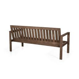 Conjunto Banco 3 Lugares e Poltronas Madeira Maciça Yescasa - 8