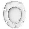 Assento Sanitário Oval Branco Prime - 5