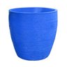 Vaso Planta 40x40 Oval Moderno Polietileno - AZUL ARARA 009 - 1