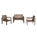 Ver imagem 2 de Conjunto Banco 2 Lugares e Poltronas Madeira Maciça Yescasa