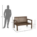 Ver imagem 5 de Conjunto Banco 2 Lugares e Poltronas Madeira Maciça Yescasa