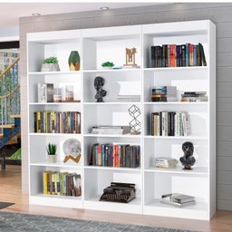 Estante para Livros Multiuso 178cmx153cm Larissa - 1