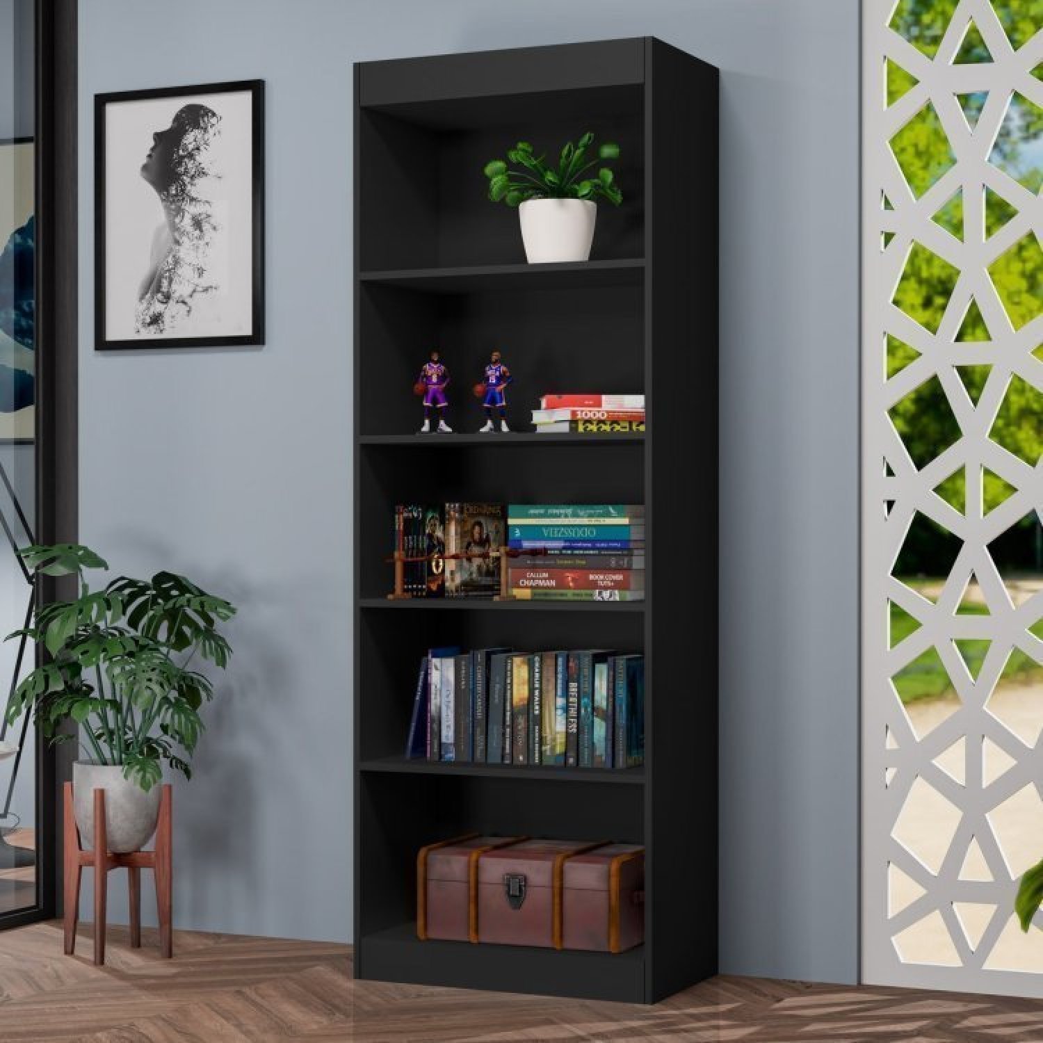 Estante para Livros Multiuso 178cmx153cm Larissa - 2