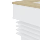 Ver imagem 6 de Conjunto Escritório Recepção 3 Peças com 2 Balcões em L Tamburato 147,7cm 1 Gaveteiro Branco/Carvalho Artany