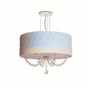 Ver imagem 1 de Lustre Infantil Pendente Pérolas 40x15 Azul Bebê