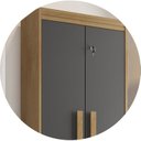 Ver imagem 4 de Armário Multiuso 2 Portas 3 Prateleiras Pari