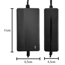 Fonte de Alimentação 12v 5A 60w Bivolt P4 P/ Cftv Fita Led Câmera Cd Dvd Monitor Roteador Telecom - 8