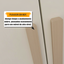 Ver imagem 4 de Armário Multiuso com 2 Portas com Chave 3 Prateleiras para Lavanderia Paris Bege/Cinamomo/Off White