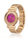 Ver imagem 1 de Relógio Feminino Luxo Paris com Strass Correa Metal + Caixa