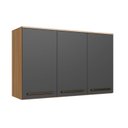 Ver imagem 3 de Armário Aéreo 120cm 3 Portas com Prateleira Interna Isabelle