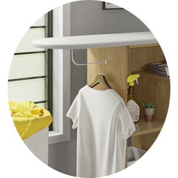 Armário Multiuso com Tábua de Passar 1 Porta Havaí - 5