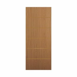 Folha de Porta de Madeira 210x80cm Espessura 3,5cm MSO Eucaplac Frisada Residence Eucatex - 1