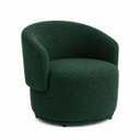 Ver mais imagens de Poltrona Orgânica Maya Bouclê Verde Sala Quarto Recepção