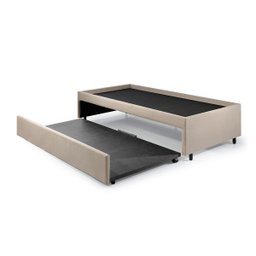 Bicama Box para Dois Colchões Solteiro 88x188 Suede - 2 Bicama Box para Dois Colchões Solteiro 88x188 Suede - 2