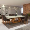 Sala de Jantar 220x110 8 Cadeiras Lottus Bom Pastor - 1