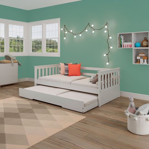 Bicama Infantil Mission em Madeira Maciça/MDF