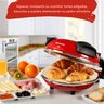 Forno de Pizza Elétrico Vermelho Com Pedra Antiaderente Ariete Forno de Pizza Smart Vermelho Ariete  - 8